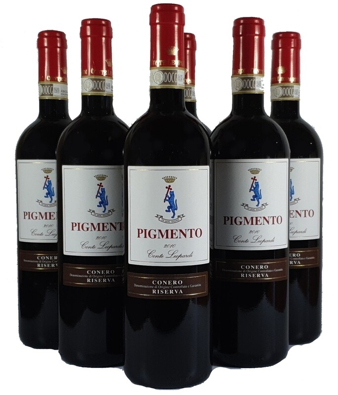 PIGMENTO Conero DOCG Riserva 2010
Confezione da 6 Bottiglie PIGMENTO Conero DOCG Riserva 2010
Confezione da 6 Bottiglie
