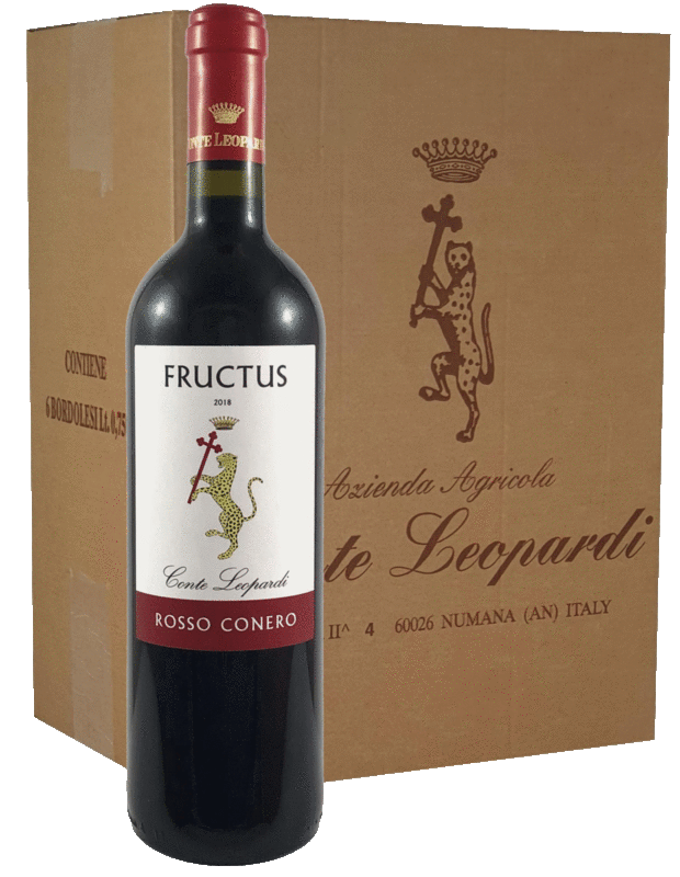 FRUCTUS Rosso Conero DOC 2017
Confezione da 6 bottiglie FRUCTUS Rosso Conero DOC 2017
Confezione da 6 bottiglie