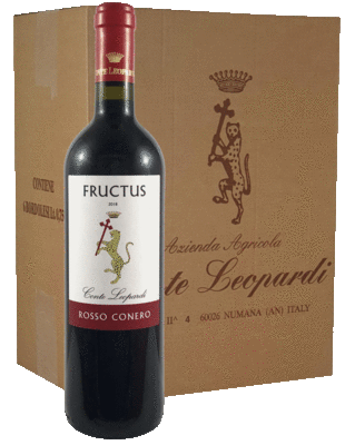 FRUCTUS Rosso Conero DOC 2017
Confezione da  6 bottiglie