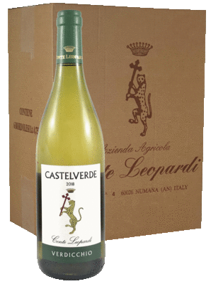 CASTELVERDE Verdicchio 2018
Confezione da 6 bottiglie CASTELVERDE Verdicchio 2018
Confezione da 6 bottiglie