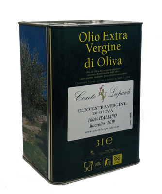 Olio Extra Vergine di Oliva 2021 - Latta da 3 Litri