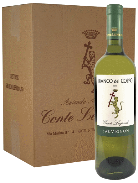 BIANCO del COPPO Sauvignon 2020 
- Confezione da 6 bottiglie