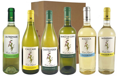 6 VINI BIANCHI IN ASSORTIMENTO
TASTING-BOX 6 VINI BIANCHI IN ASSORTIMENTO
TASTING-BOX