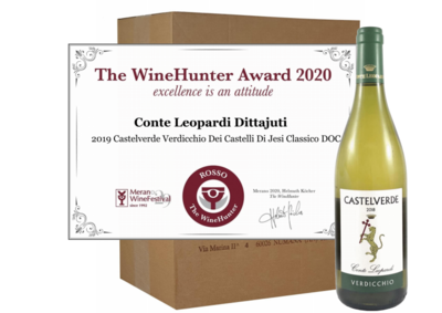 CASTELVERDE Verdicchio 2019
- Confezione da 6 bottiglie CASTELVERDE Verdicchio 2019
- Confezione da 6 bottiglie