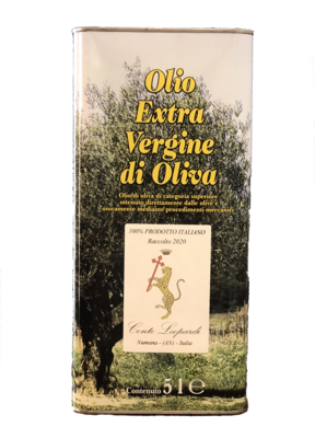 Olio Extra Vergine di Oliva 2021 -
1 Latta da 5 Litri Olio Extra Vergine di Oliva 2021 -
1 Latta da 5 Litri
