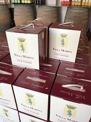 VILLA MARINA ROSSO, BIANCO o ROSATO
10 BAG-IN-BOX da 5 LITRI VILLA MARINA ROSSO, BIANCO o ROSATO
10 BAG-IN-BOX da 5 LITRI