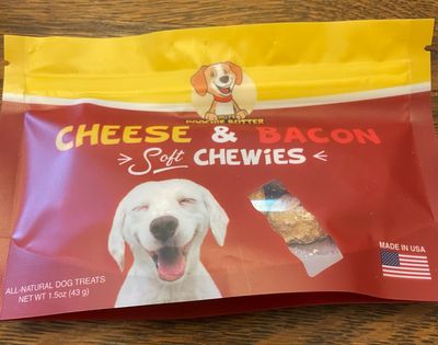 Baked Dog Treat Bacon And Cheese
