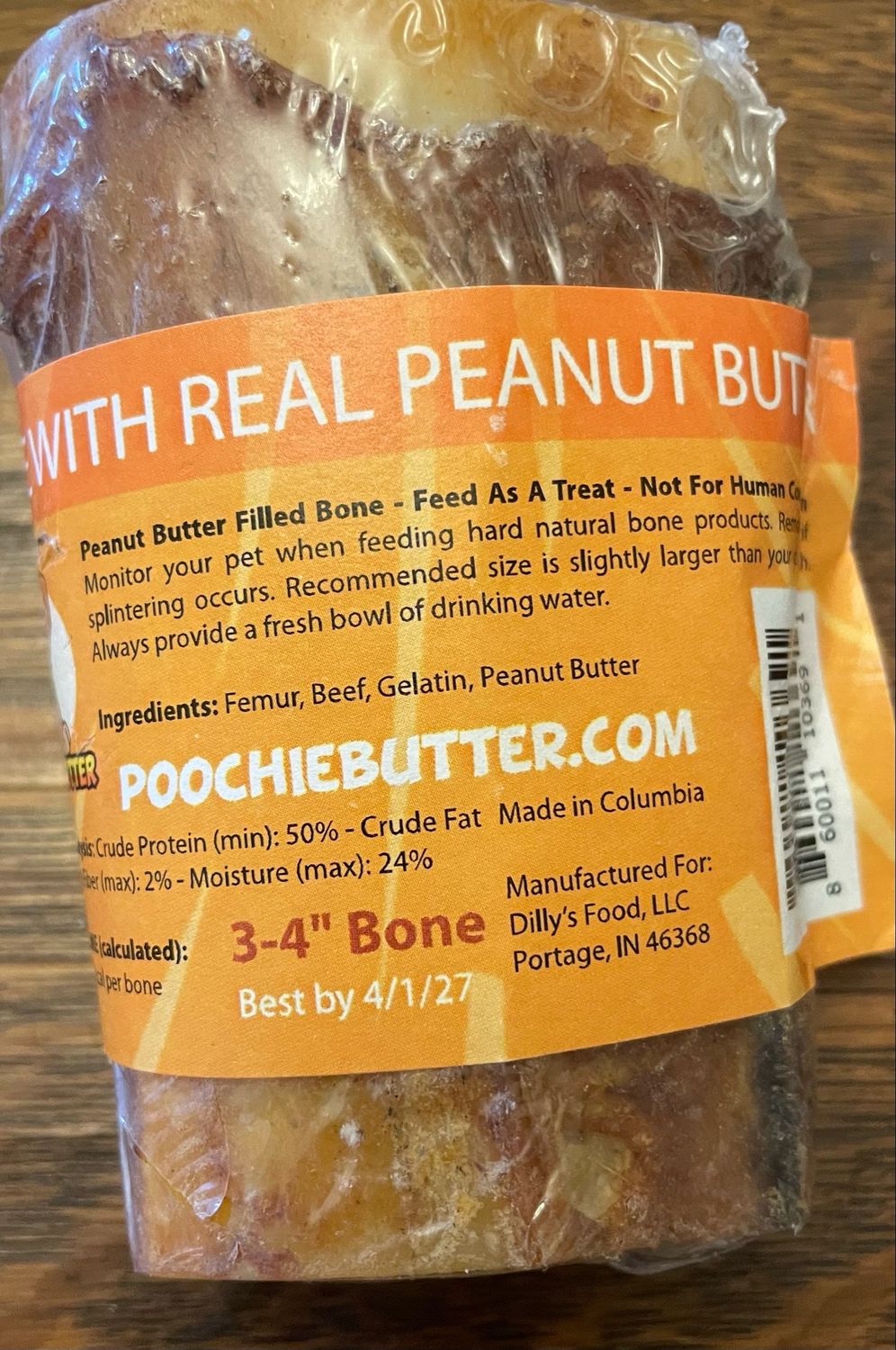 Dog Peanut Butter Squeeze 8 OZ