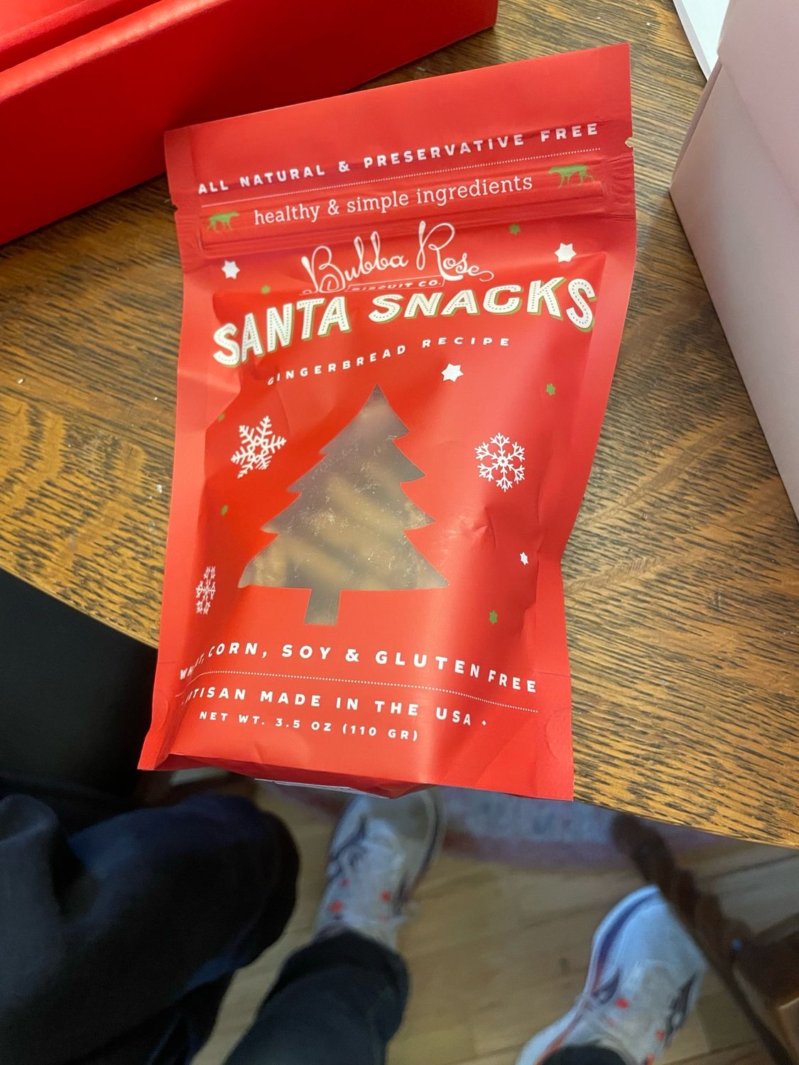 Santa Snacks Bag For Dogs