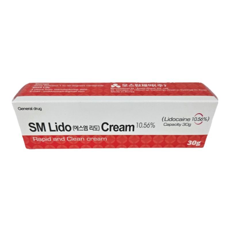 SM lido numbing cream