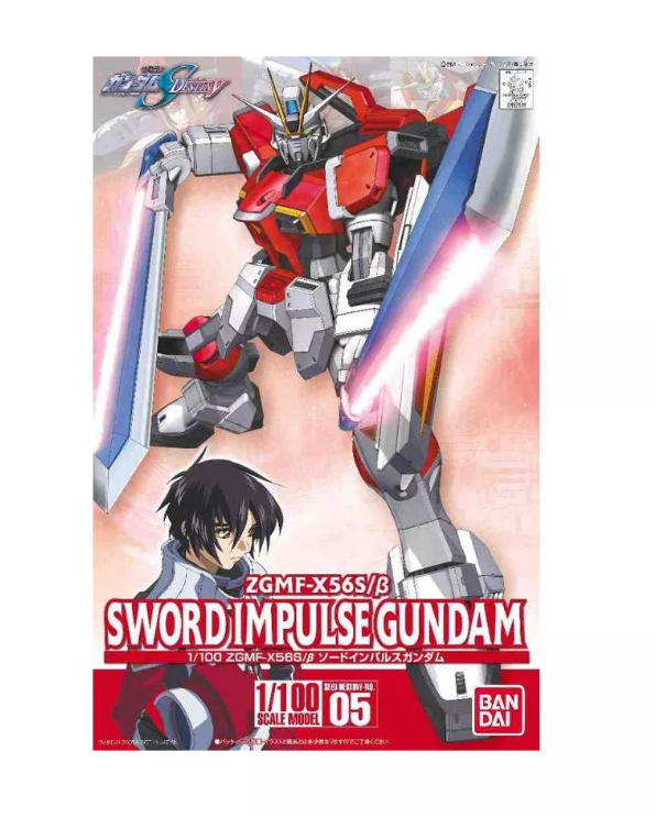 Bandai Gundam SEED Destiny Sword Impulse Gundam NG 1/100 Scale Model Kit