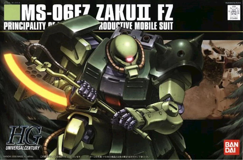 Bandai HGUC 1/144 #87 MS-06F Zaku II FZ