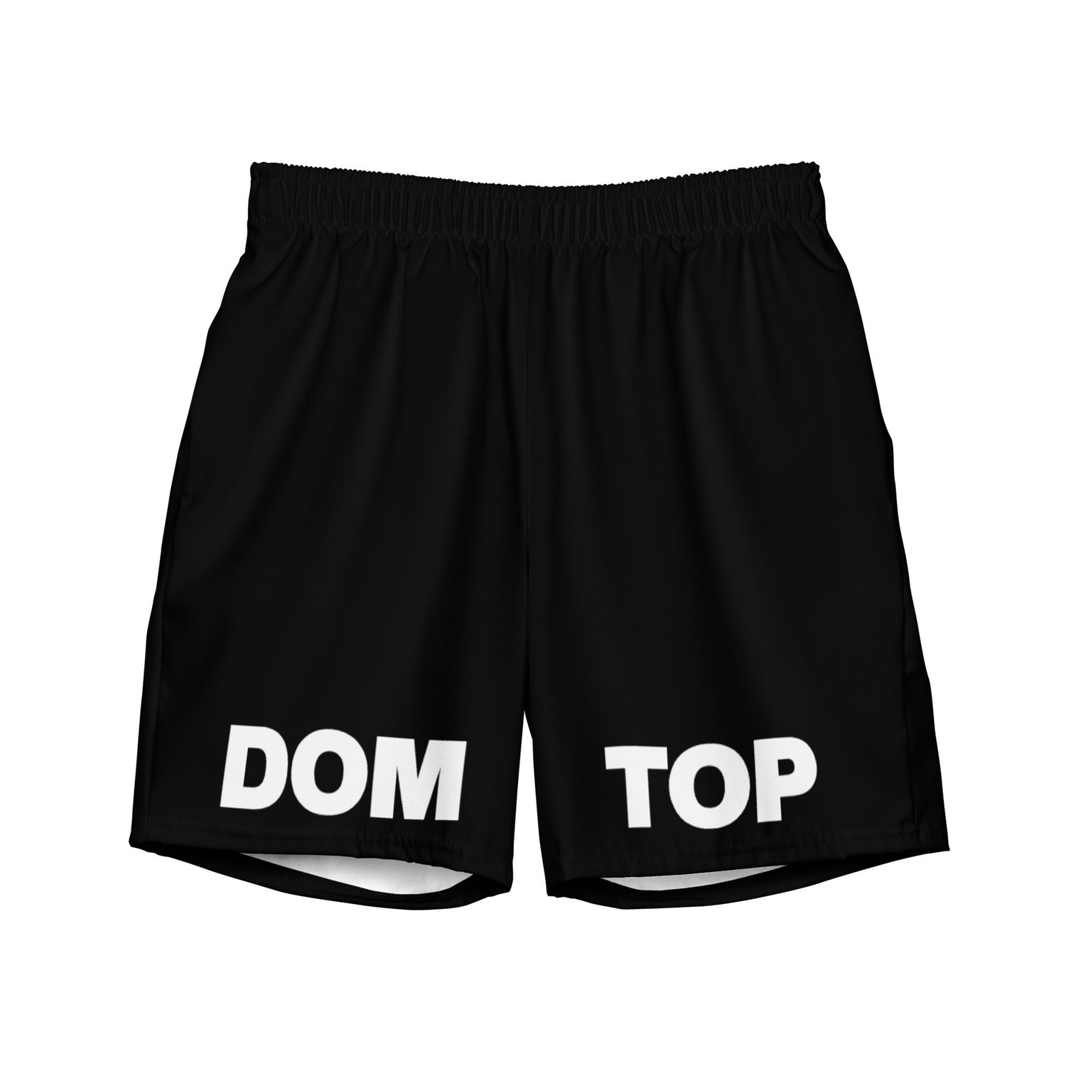 DOM TOP Black Recycled Swim Trunks