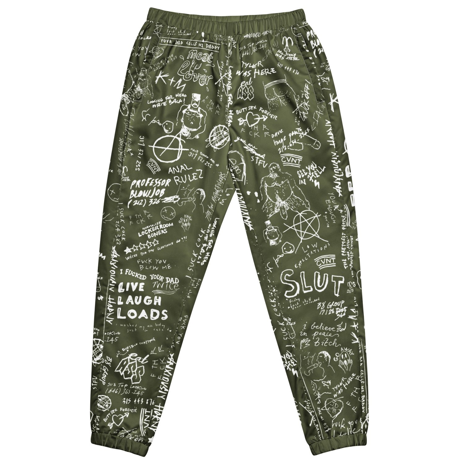 LATRINALIA Genderless Khaki Track Pants