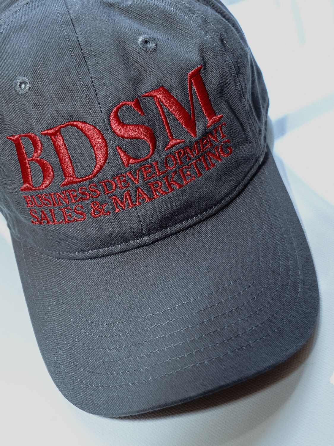 BDSM Embroidered Dark Gray Dad Hat