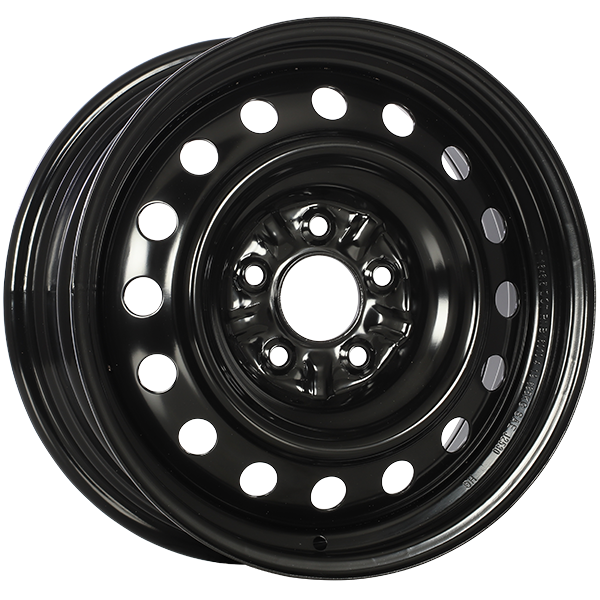 RNB/STEEL WHEEL Black Armour Coat 16x6.5 BOLT PATTERN 5x114.3