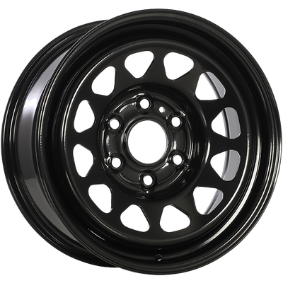 RNB/STEEL WHEEL Black Armour Coat 17x7.5 BOLT PATTERN 6x139.7