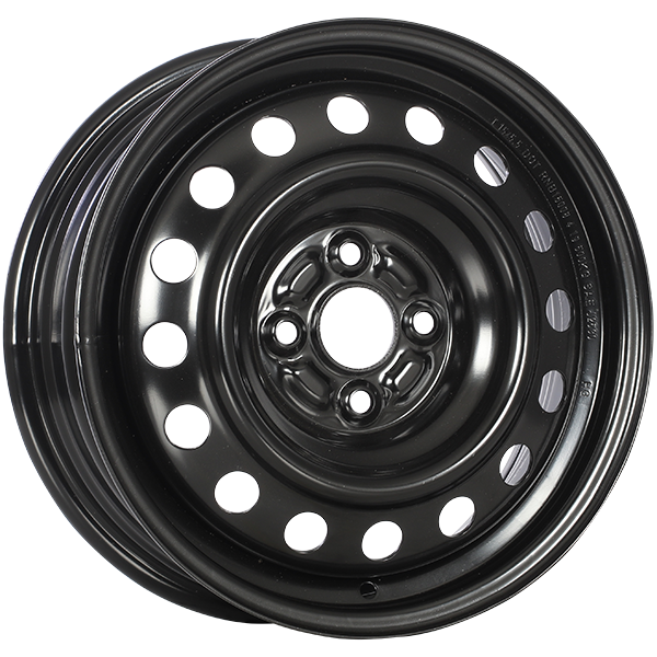 RNB/STEEL WHEEL Black E-Coating 15x6.0 BOLT PATTERN 4x100 RNB15008A
