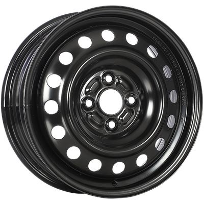 RNB/STEEL WHEEL Black E-Coating 15x6.0 BOLT PATTERN 4x100 RNB15008A