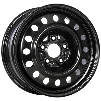RNB/STEEL WHEEL Black Armour Coat 17x7.0 BOLT PATTERN 5x127