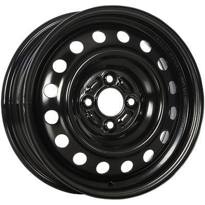 RNB/STEEL WHEEL Black E-Coating 16x6.0 BOLT PATTERN 4x100