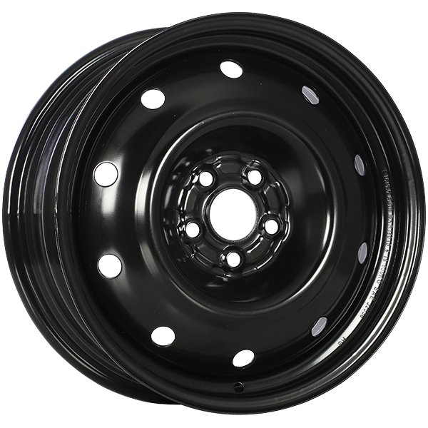 RNB/STEEL WHEEL Black Armour Coat 16x6.5 BOLT PATTERN 5x100