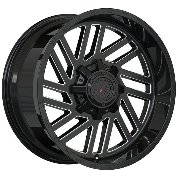 Forged Wheels/XR107 Gloss Black - Milled Edge 20x10.0 BOLT PATTERN 5x139.7