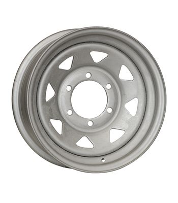 Ceco CD817660 - Series 81 Eight Spoke Rim 16x6 6x139.7 ET0 CB108 Dacromet