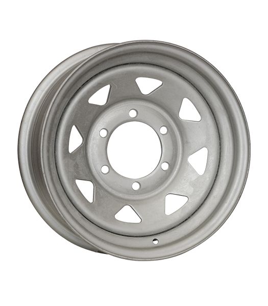Ceco CD812412 - Series 81 Dacromet Eight Spoke Rim 12&quot; X 4&quot; 5x114.3 ET0 CB75