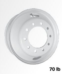 RTX - (ST) - 28408E - Dually Wheels - White - 22.5x8.25 10x285.75 ET167.5 CB220