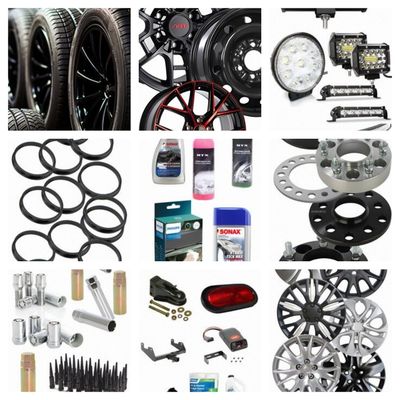 Tires, Wheels, Wheel Nuts, Hub Caps, LED Light Bars, Wheel Spacers, Trailer Parts, Centering Rings …