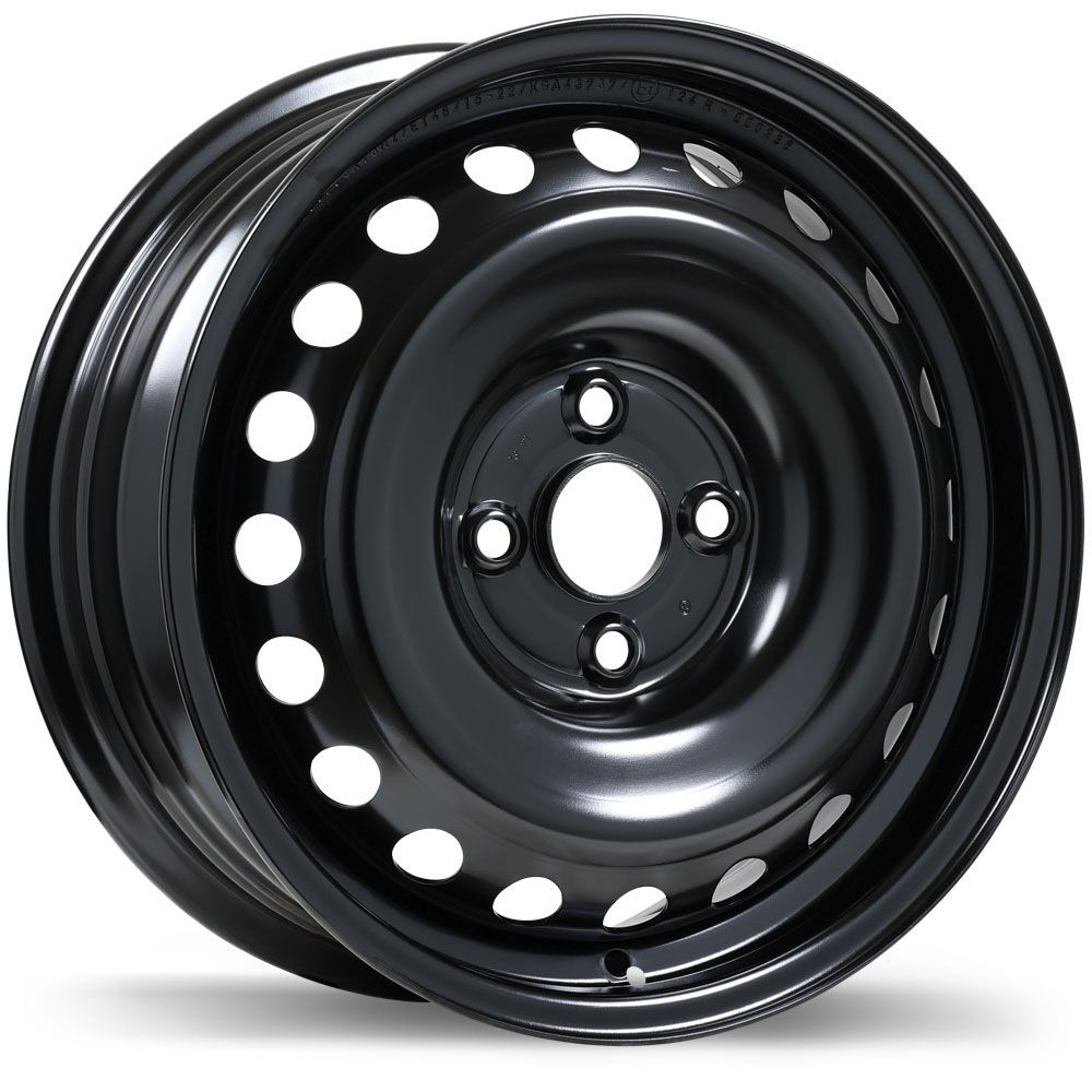 STEEL WHEEL Black 15x6.0 Bolt Pattern 4x100