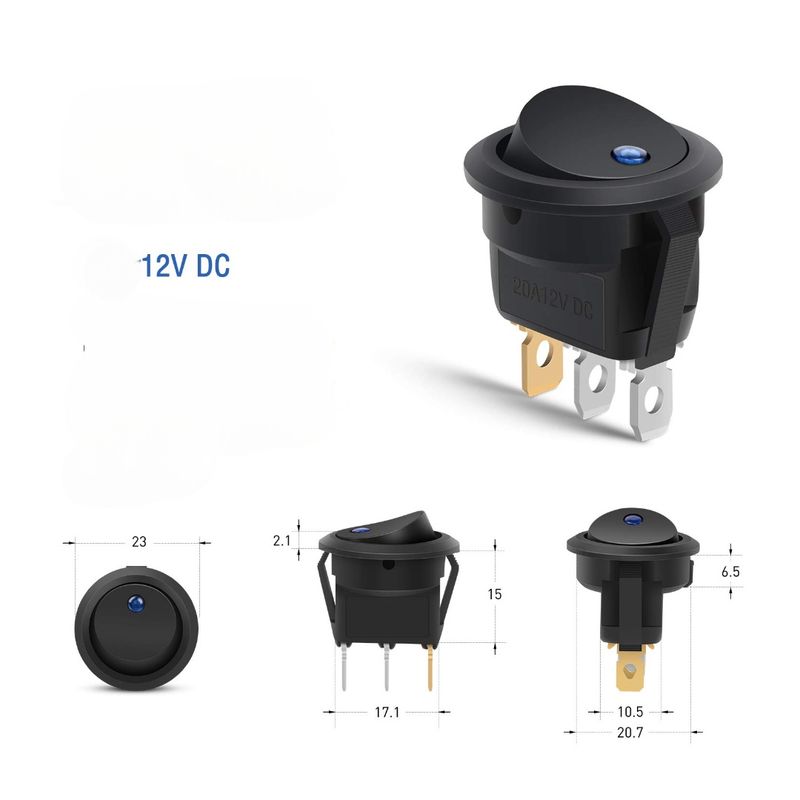 12V ROCKER SWITCH