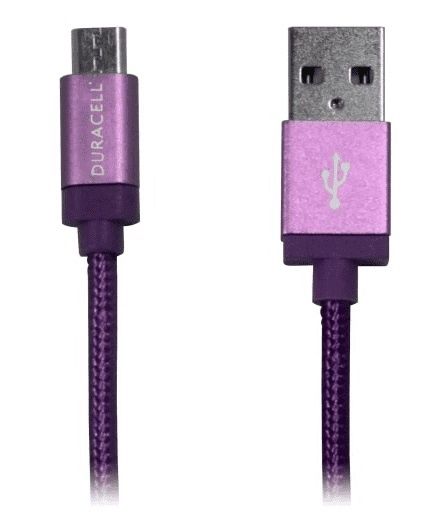 Duracell Micro Usb Charge &amp; Sync Purple