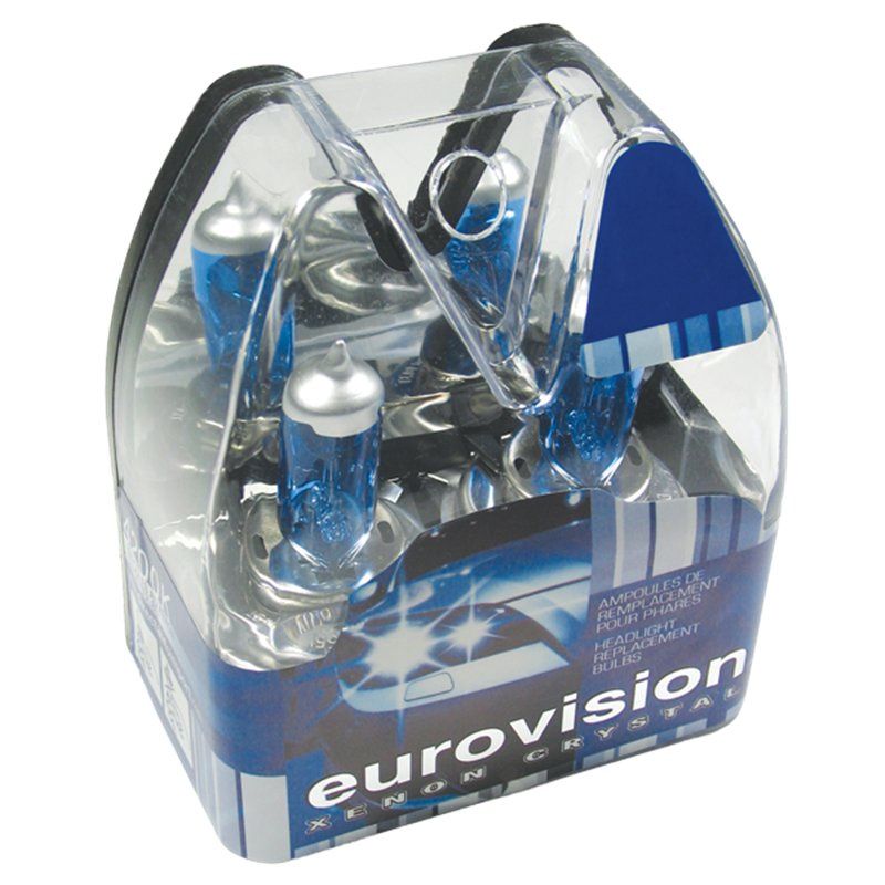 H1 55W Eurovision Xenon Crystal Headlight Bulb Kit