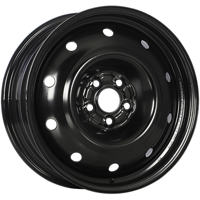 RNB/STEEL WHEEL Black Armour Coat 16x6.5 BOLT PATTERN 5x100