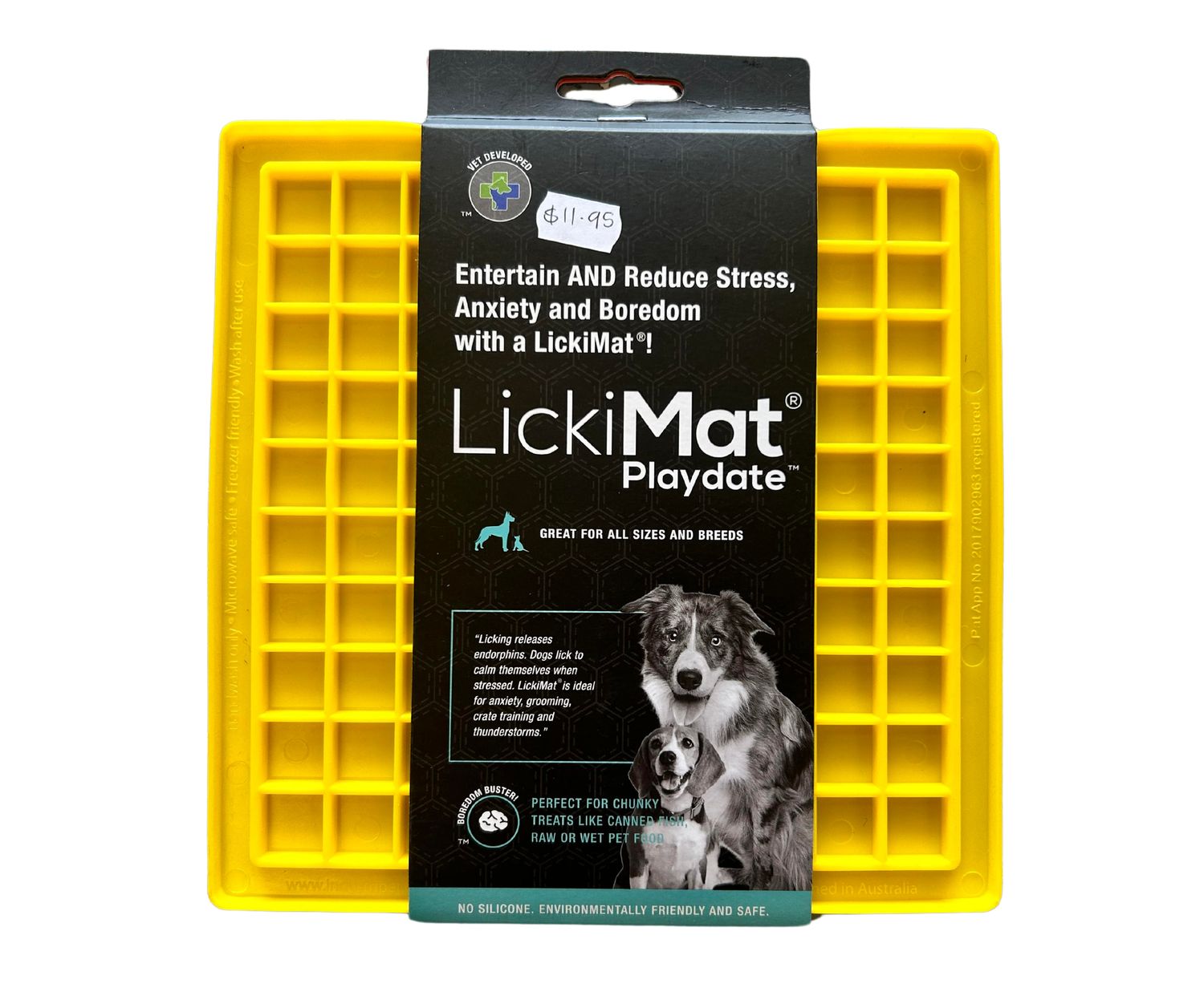 LickiMat - Classic Playdate, Colour: Yellow