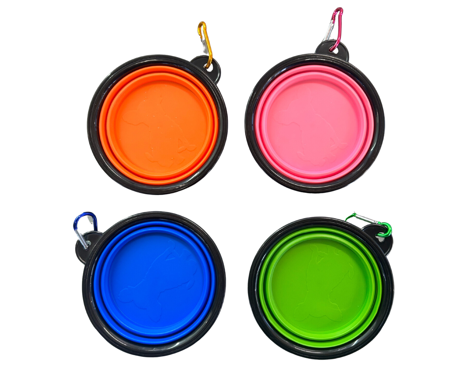 Portable Collapsible Bowl with Clip