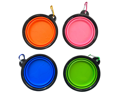 Portable Collapsible Bowl with Clip