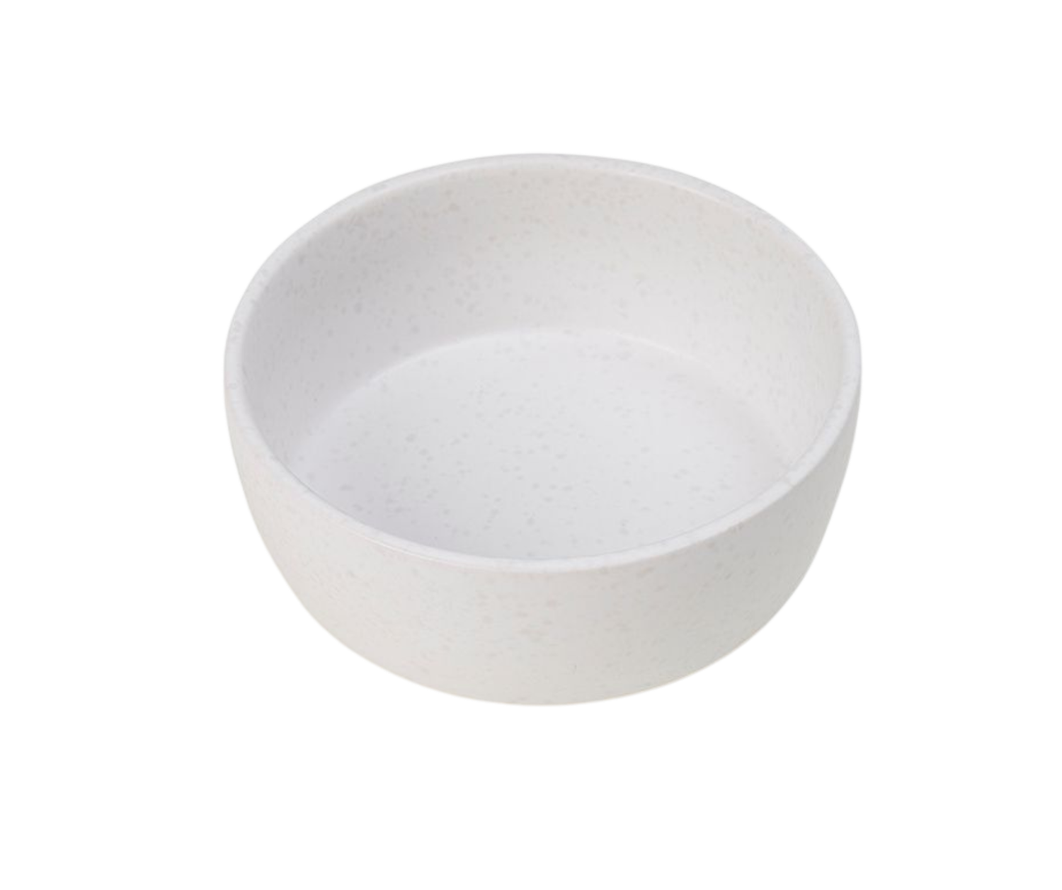 White Speckled Dog Bowl