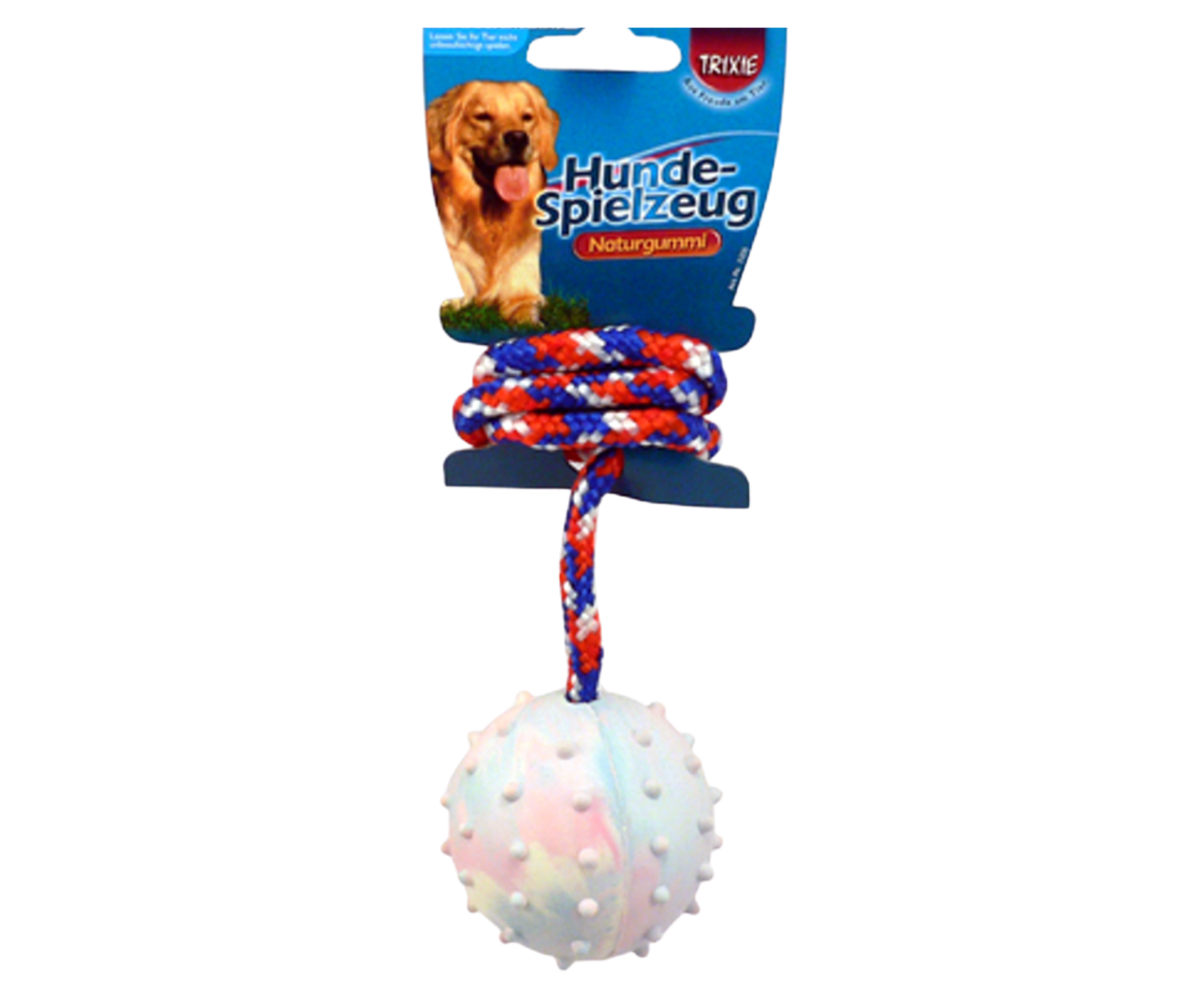 Rubber Throw Ball &amp; Rope