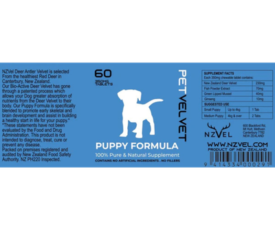 NZ Deer Velvet - Puppy Formula