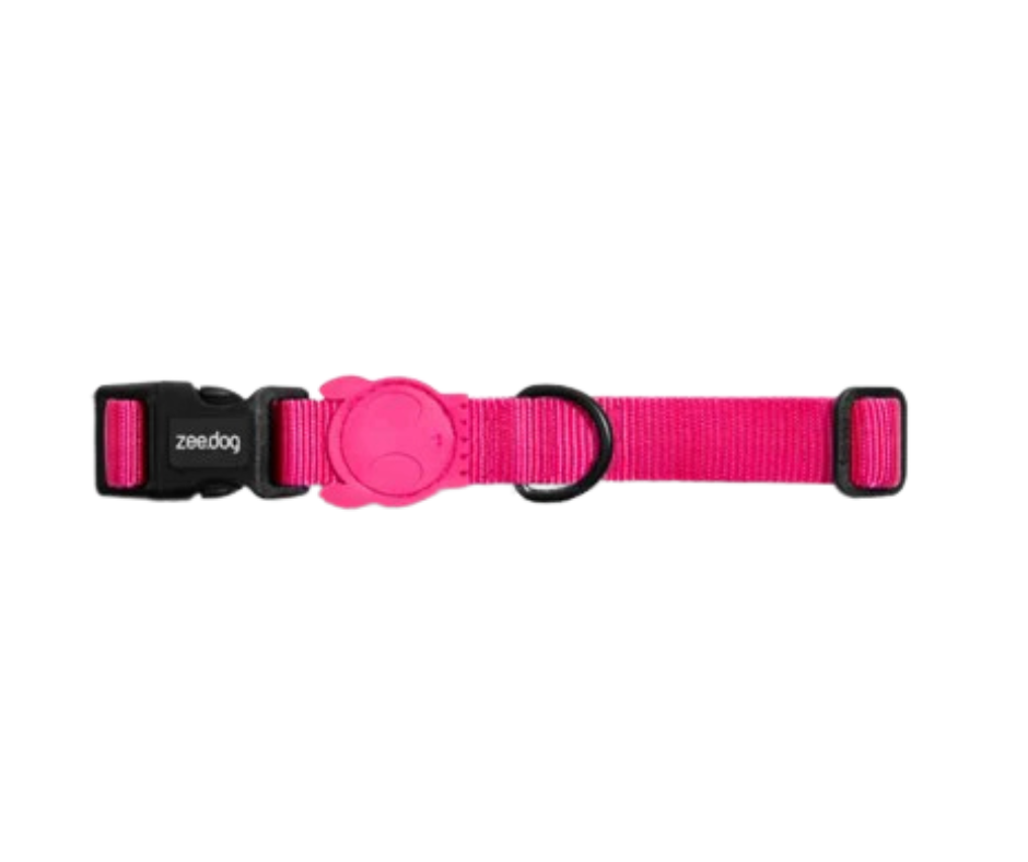 Zee.Dog Collar - Pink LED