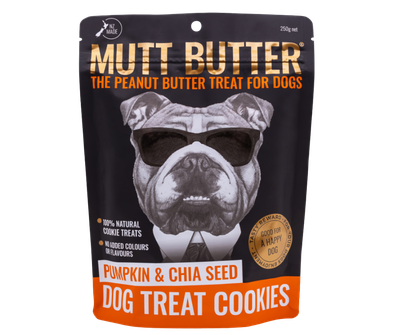 Mutt Butter Cookies - Pumpkin &amp; Chia