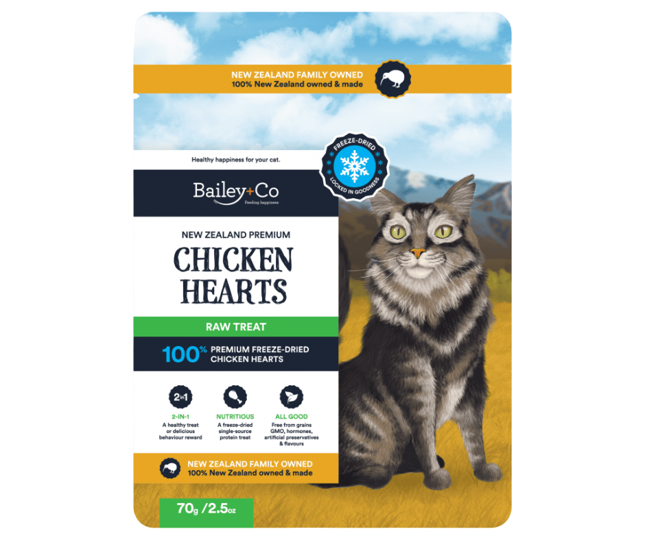 Bailey + Co - Freeze Dried Chicken Hearts
