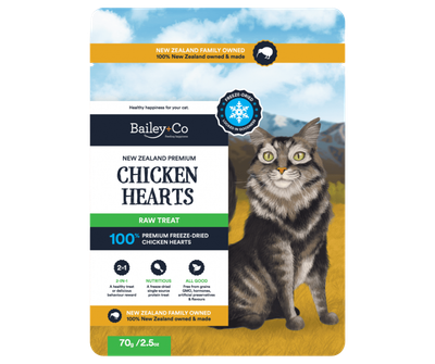 Bailey + Co - Freeze Dried Chicken Hearts