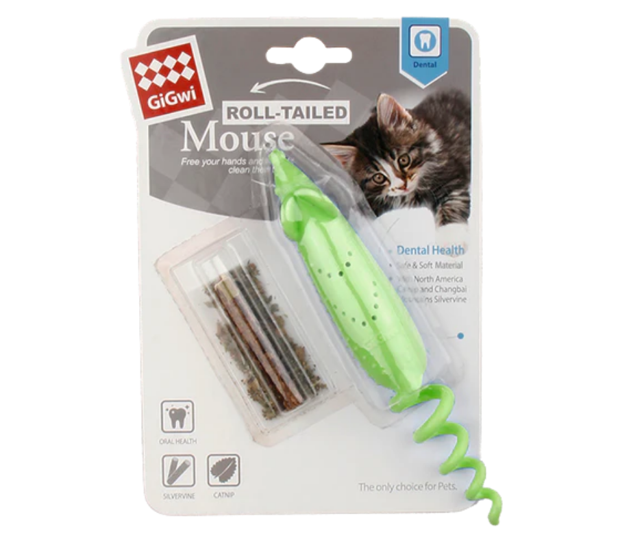 Rolled - Tail Mouse with Catnip