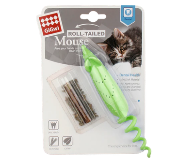 Rolled - Tail Mouse with Catnip
