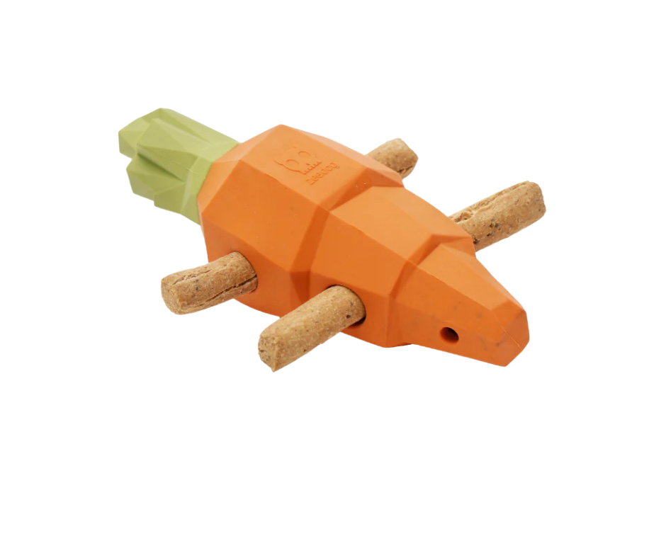 Super Veggiez Carrot Dog Toy