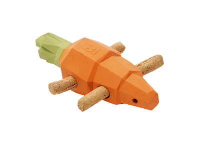 Super Veggiez Carrot Dog Toy
